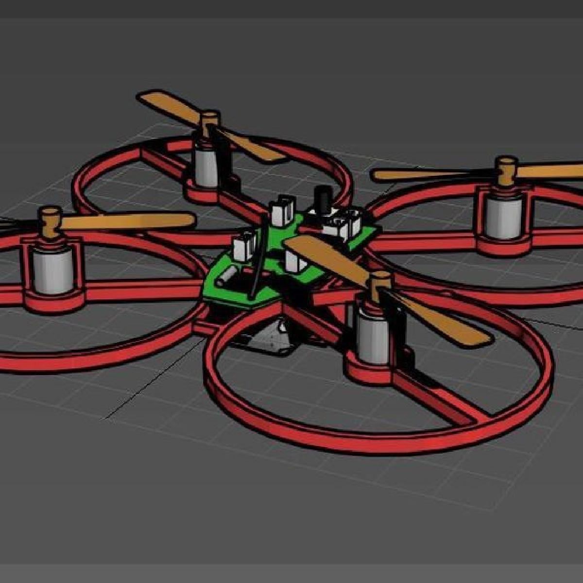 Estrutura simples para drone DIY CX 002