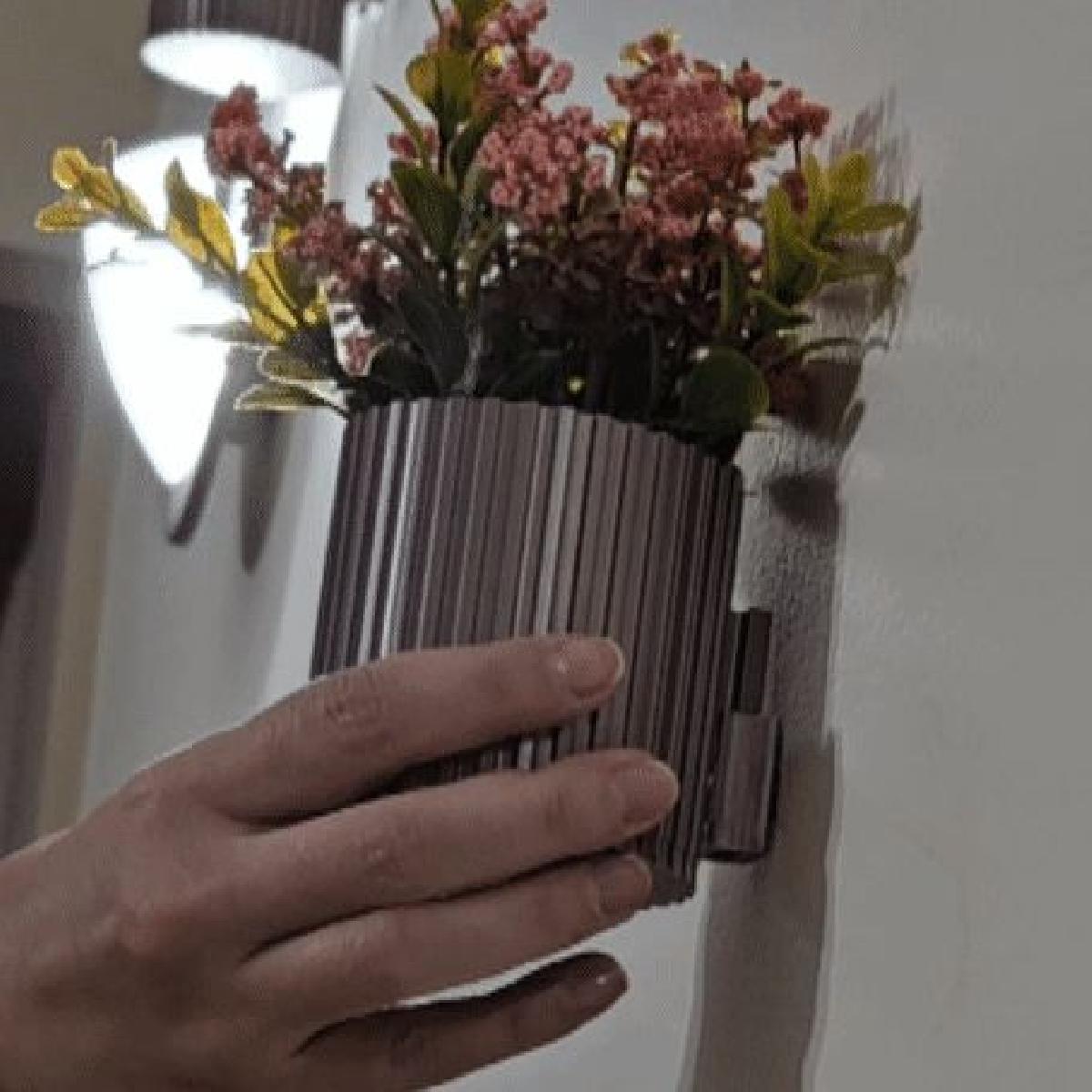 Vaso de Plantas Montado na Parede   Solucao Simples e Estilosa para Jardim Vertical 🌱🪴