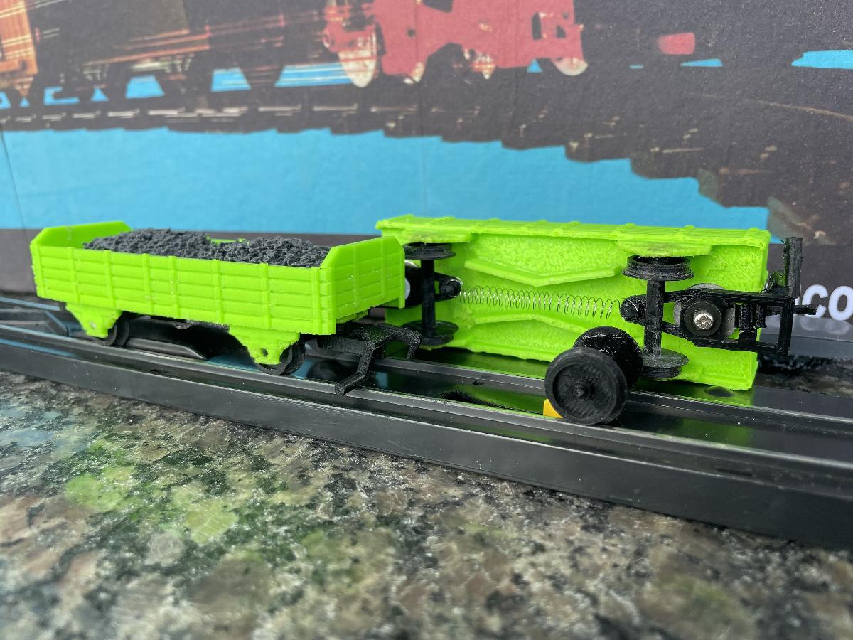 Set of wheels and axle for wagons compatible with Ferrorama.