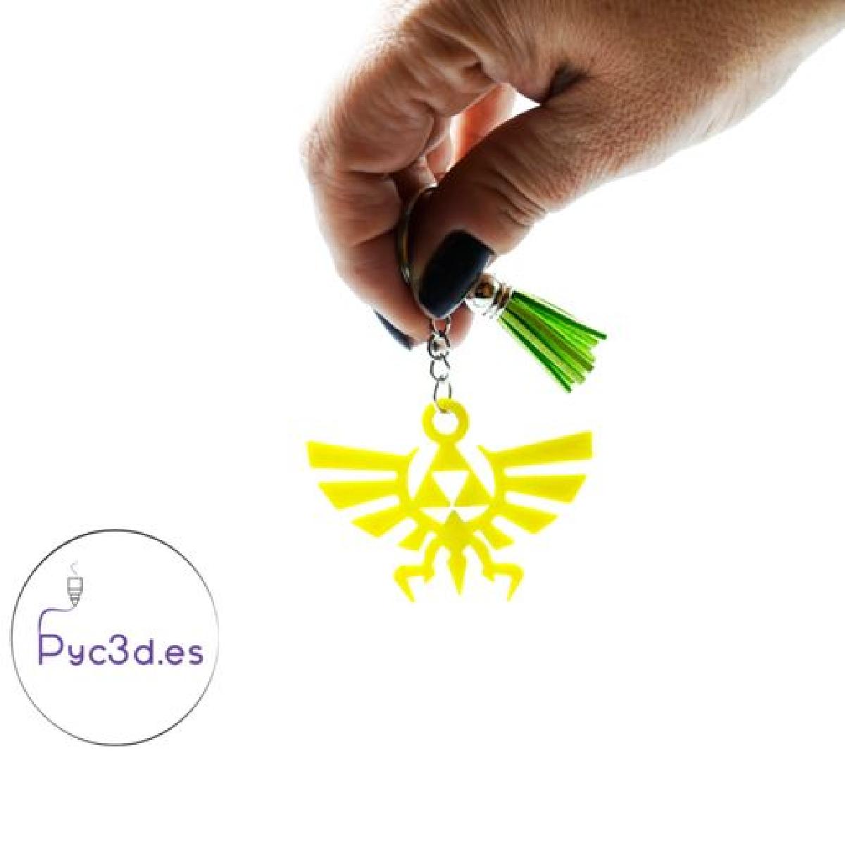LOGO TRIFORCE CHAVEIRO A LENDARIA DE ZELDA