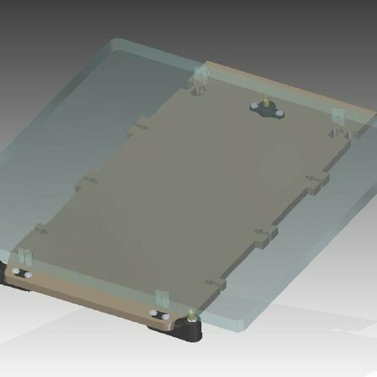 Nivelamento de 3 pontos da placa de construcao Ultimaker