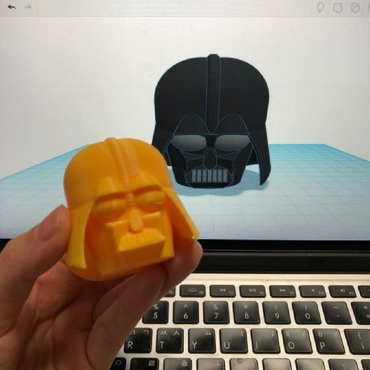 Simples Darth Vader com Tinkercad