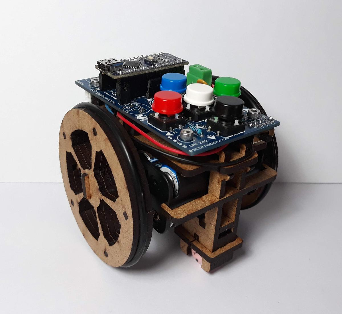 Escornabot Brivoi em corte a laser V3.1