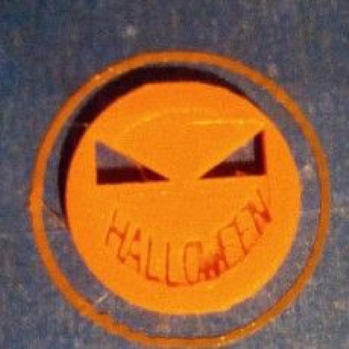 moeda caddie "halloween" do tamanho de 1€