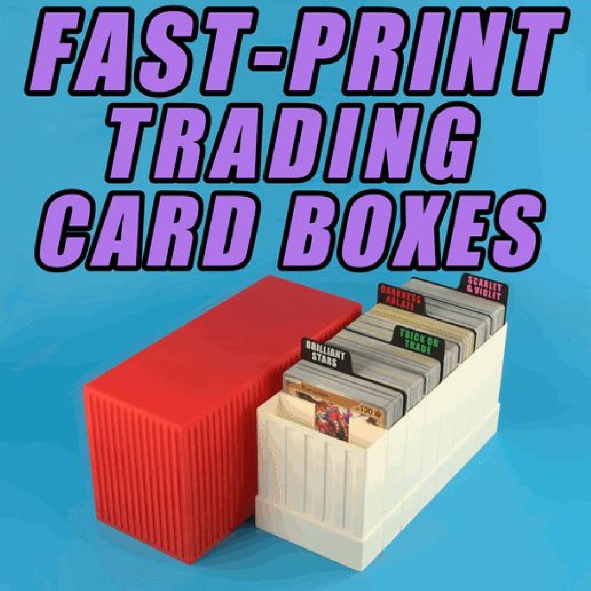 Caixas de Armazenamento de Cartoes de Troca / TCG de IMPRESSAO RAPIDA (Modo Vaso), Pokemon, MTG, Cartas de Futebol