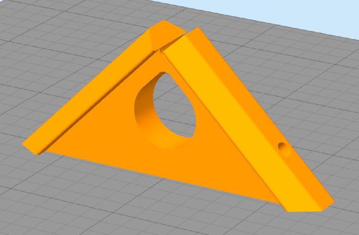 Canto Interno para Estrutura de Aluminio Extrudado 20x20