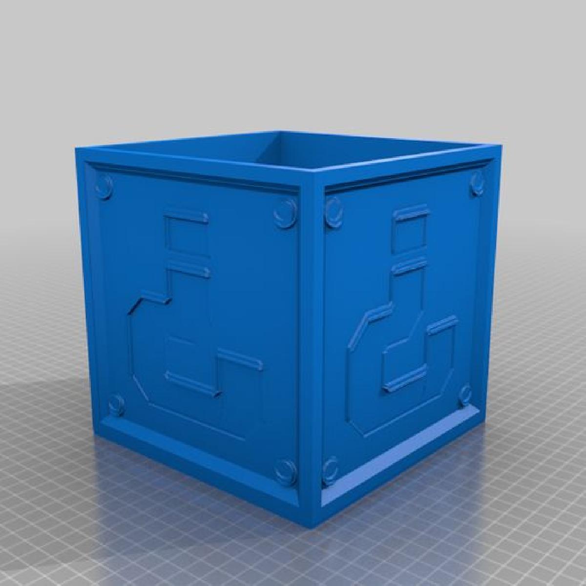 Luminaria Pendente do Bloco de Misterio do Mario