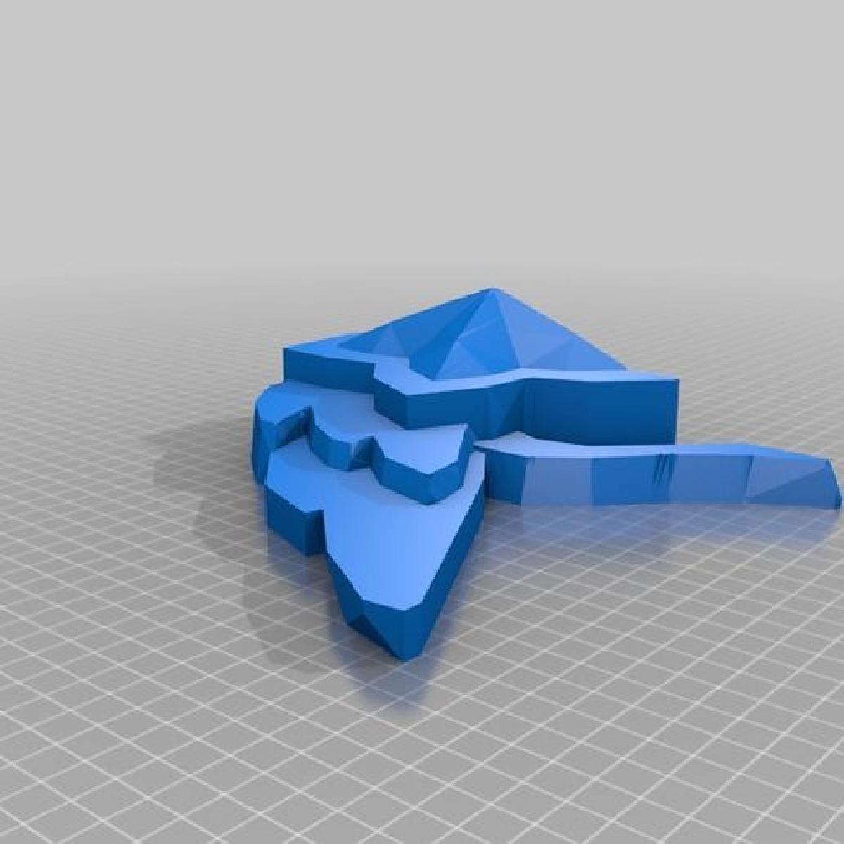 Cajado da Guardia das Estrelas Lux com 1,20 metros de comprimento