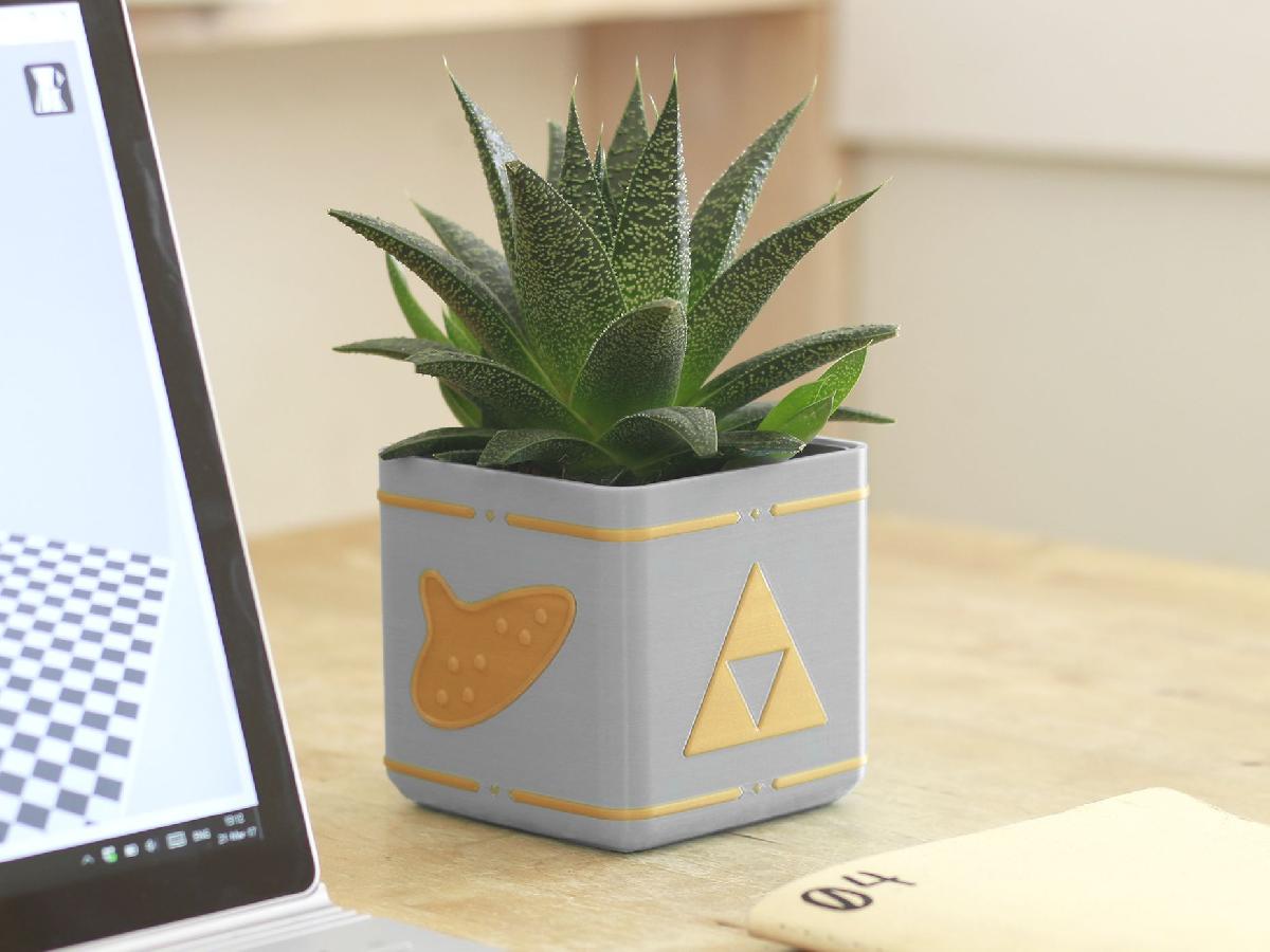 Vaso Zelda Vaso Minimalista de Extrusao Simples / Dupla