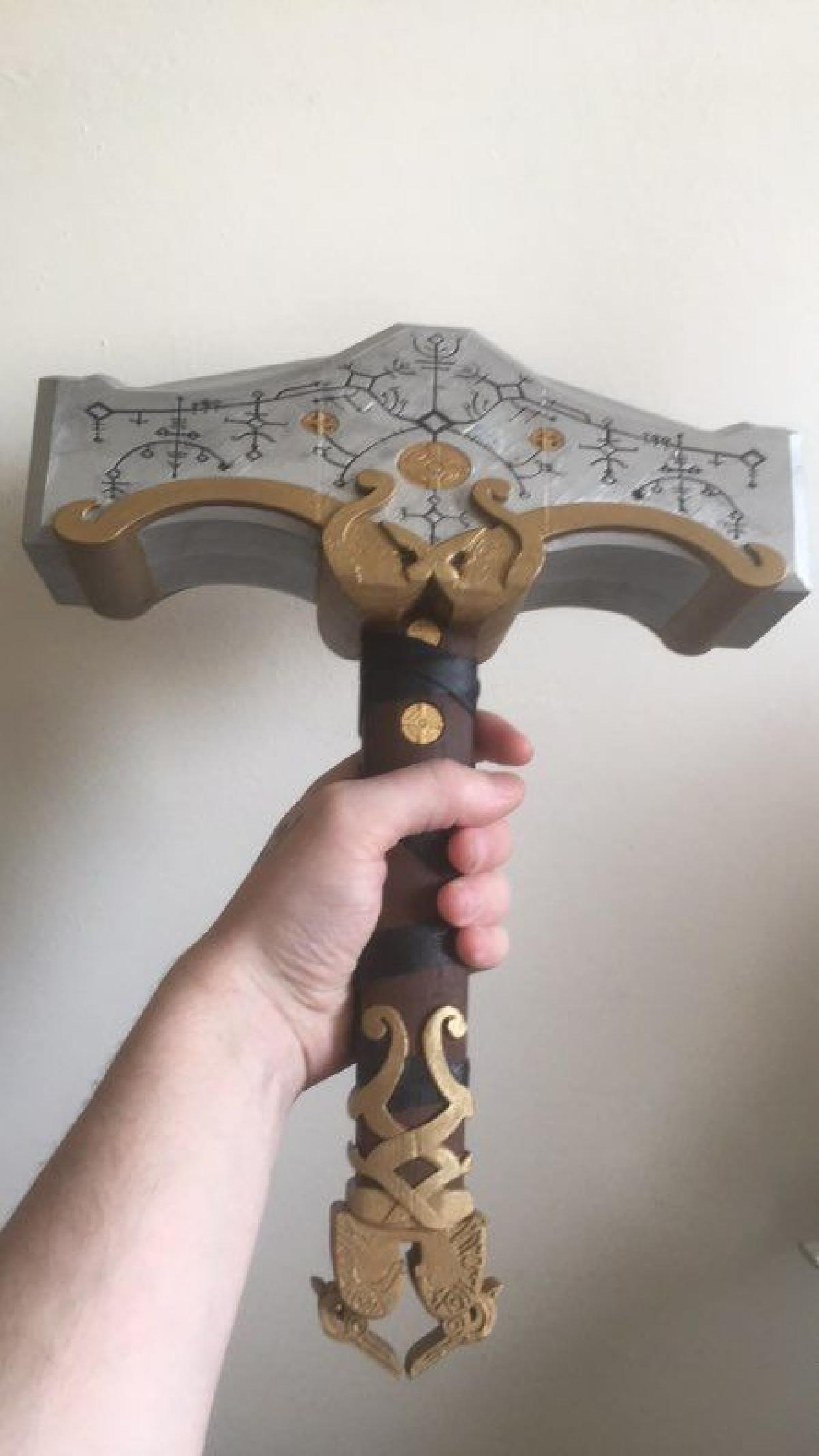 Deus Da Guerra Martelo de Thor (Mjolnir)