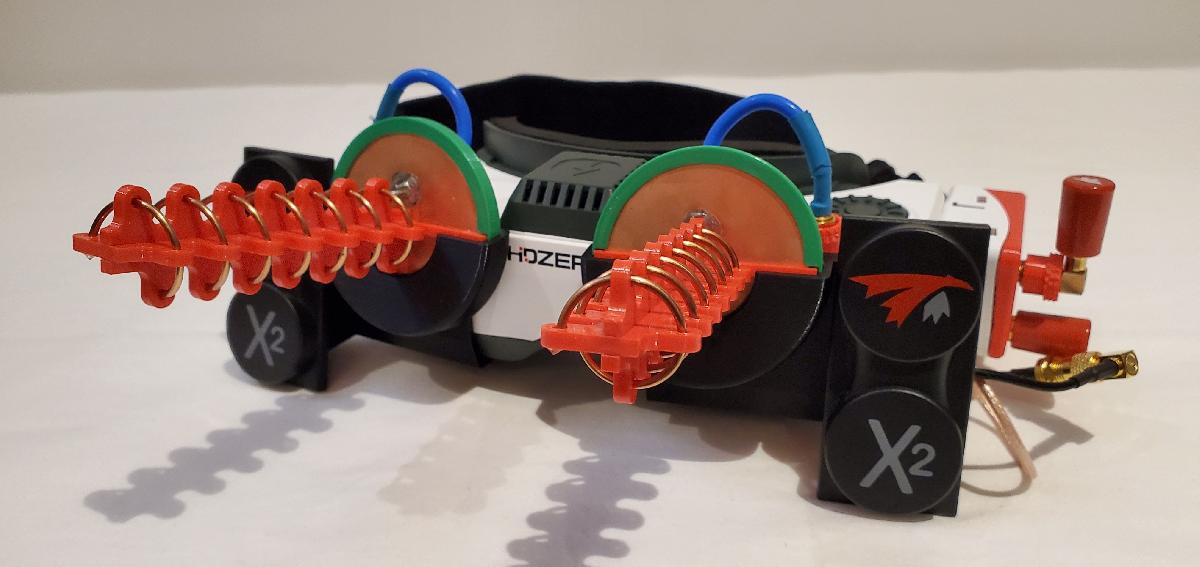 Montagem HDZERO Helical 5.8 GHz e TRUE RC X² AIR 5.8 MK II