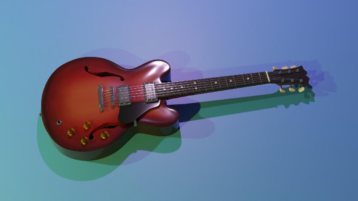 Gibson ES 335 em miniatura