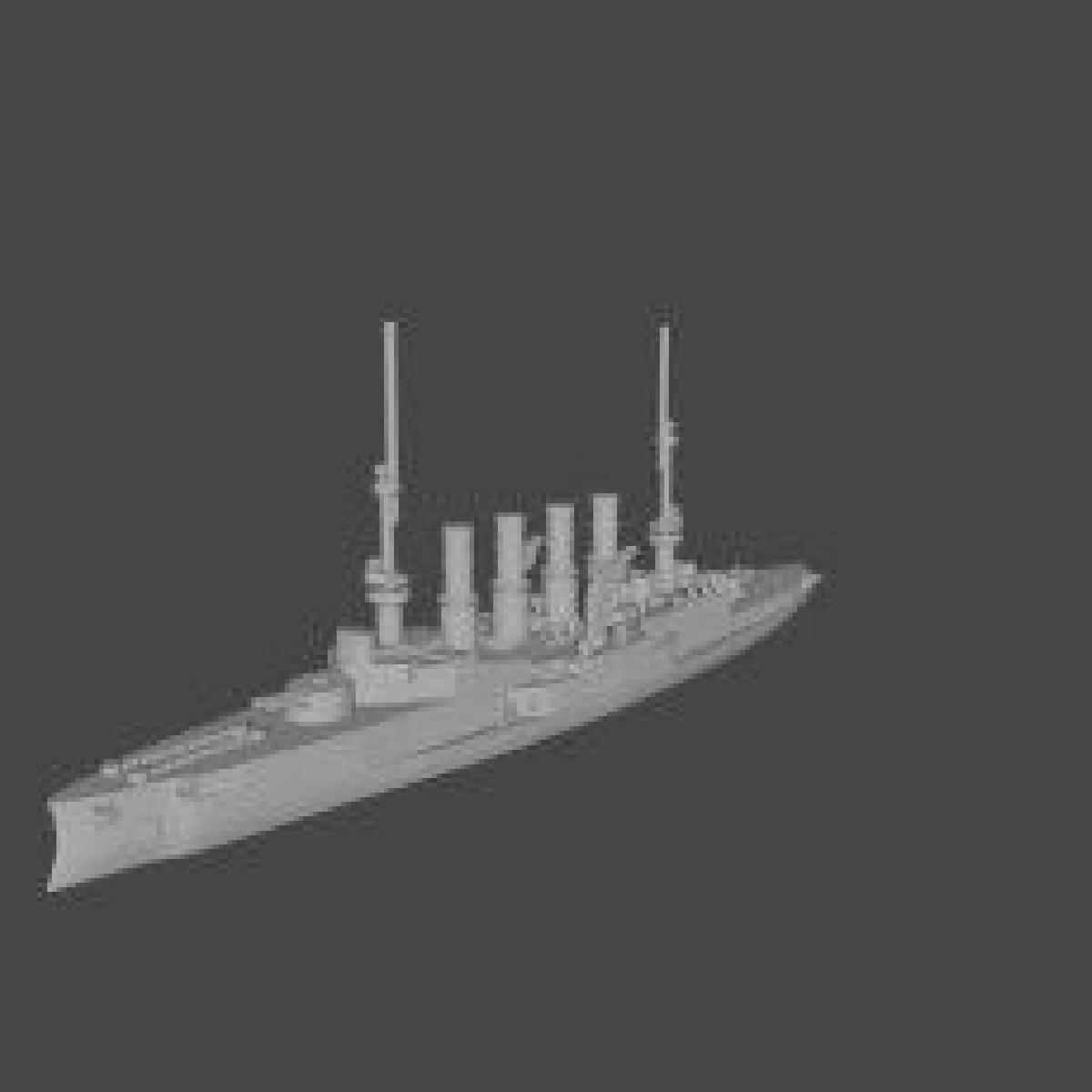 Cruzador Blindado da Classe Scharnhorst "SMS Scharnhorst" (1904 34) DR GER 2