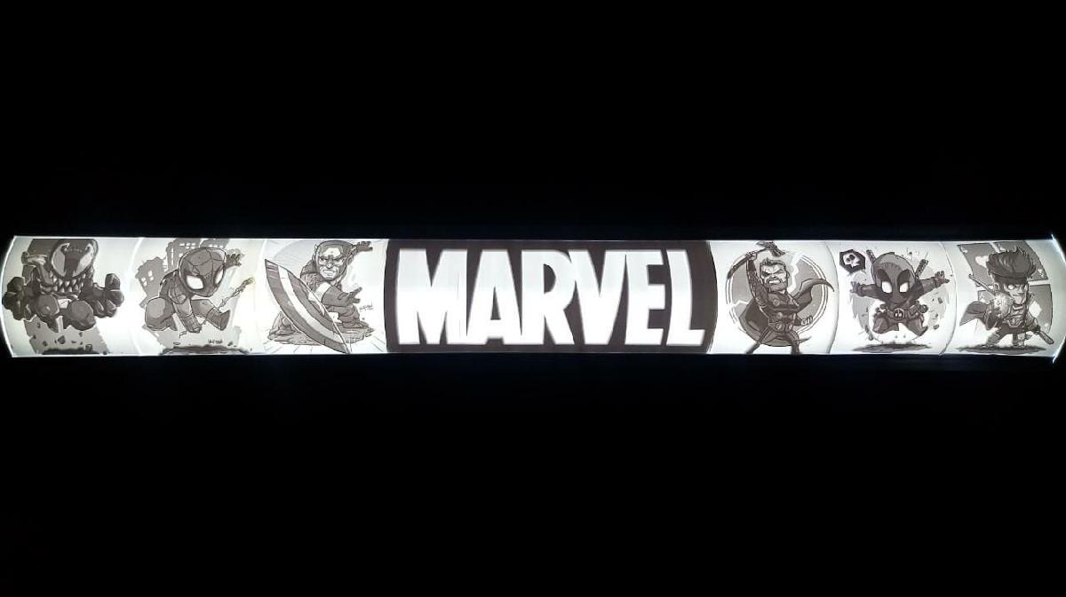 Lampada Litofano Led Marvel