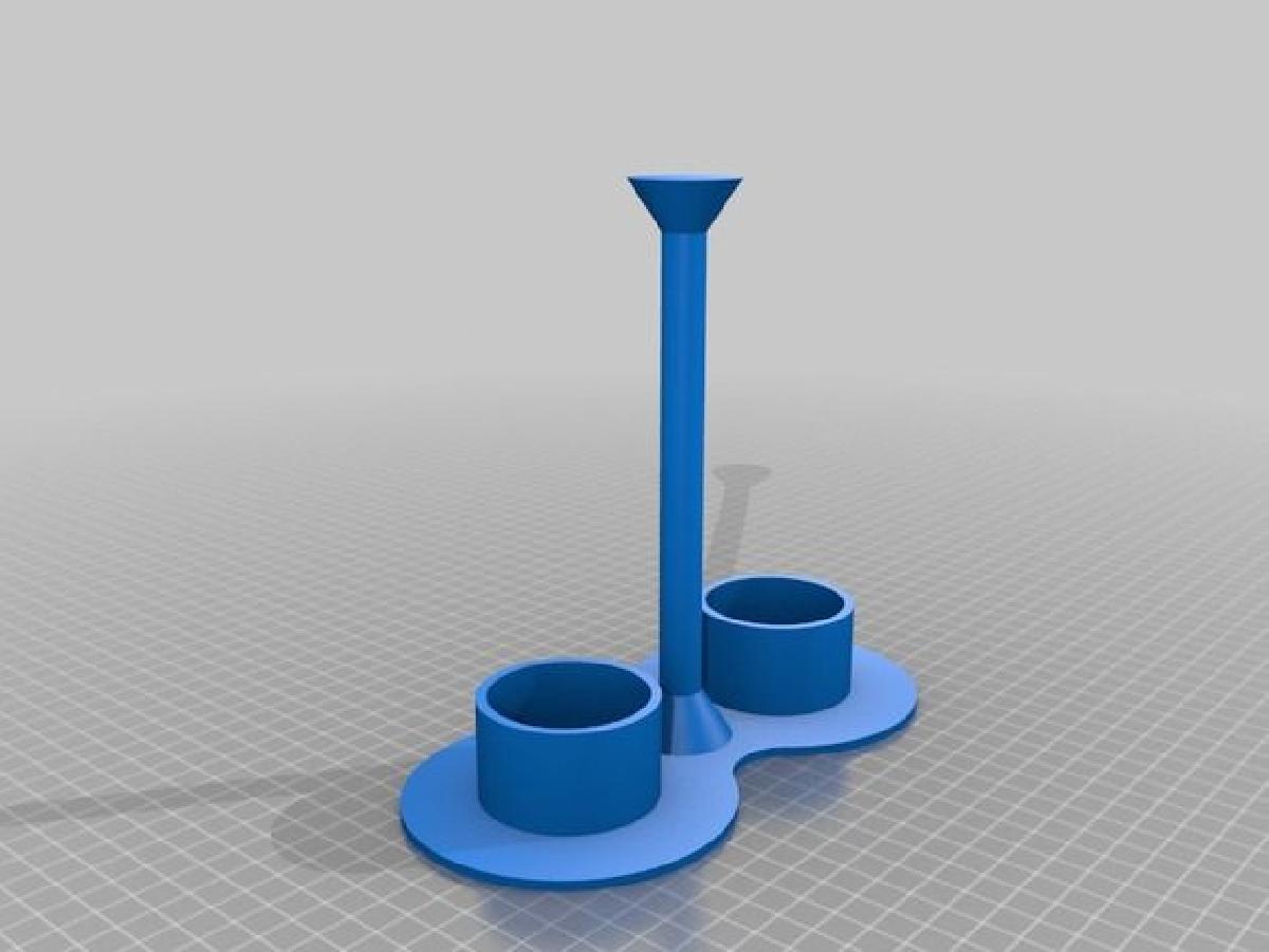 Porta oleo e vinagre (+ sal e pimenta)