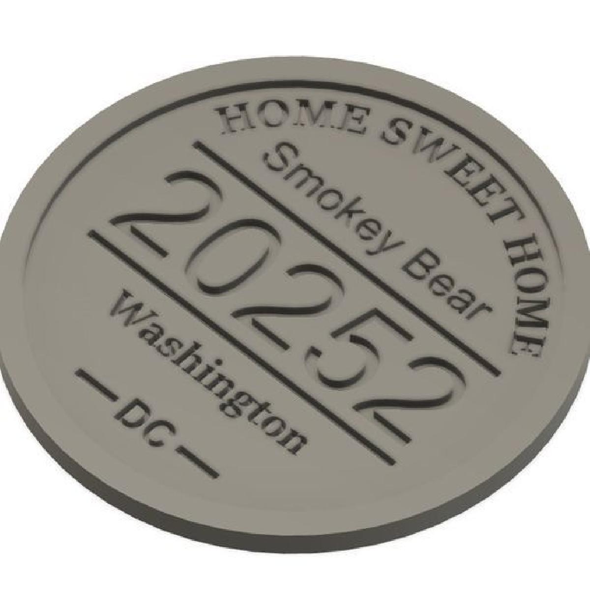 20252 Porta copos Smokey Bear Washington DC