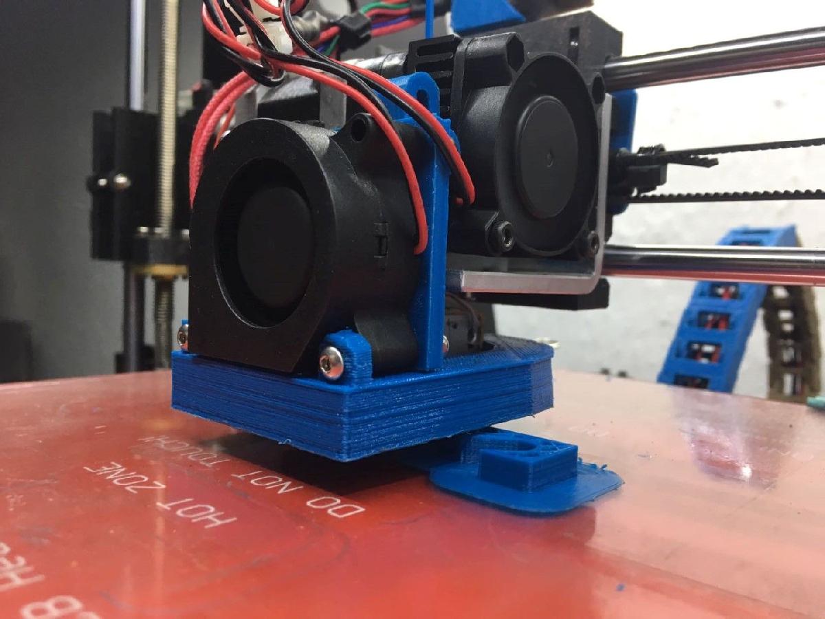 Radial Cover Fan   CTC Prusa I3 Pro B
