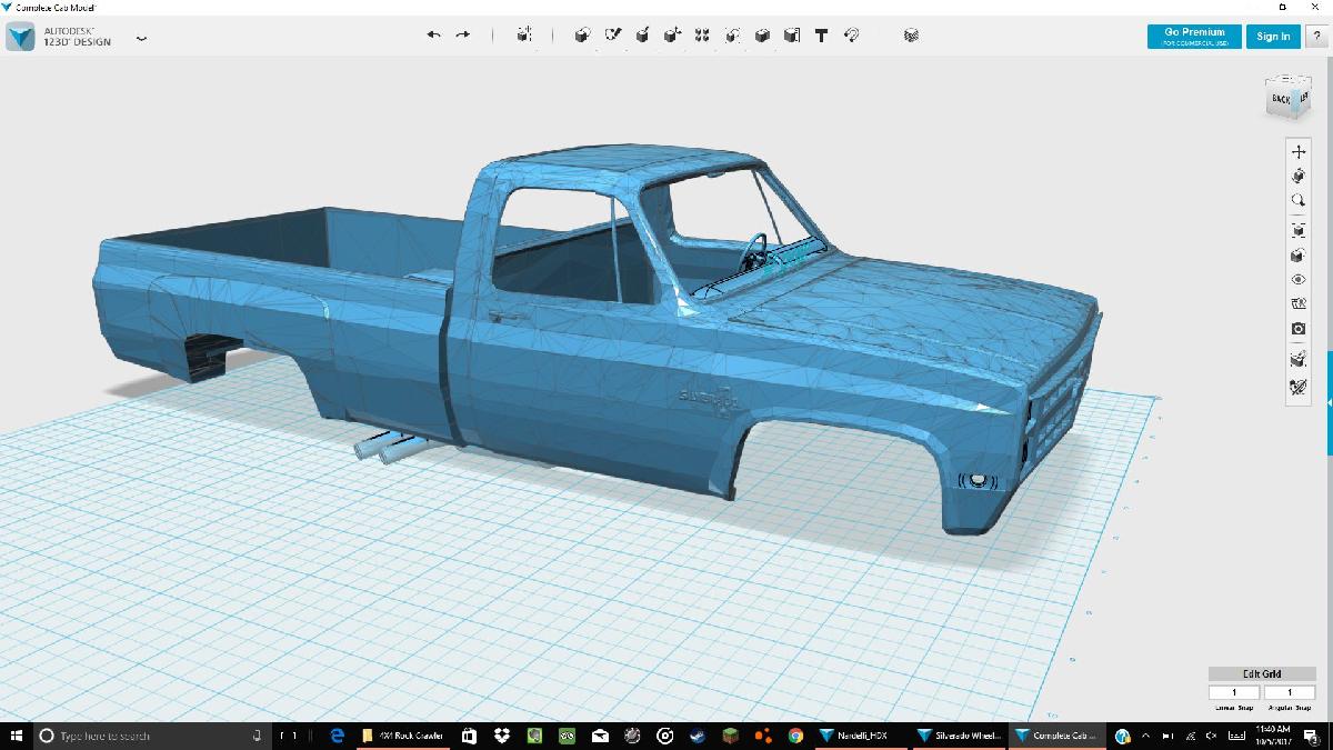Remix K10 Silverado Cabine Simples para Caminhao RC