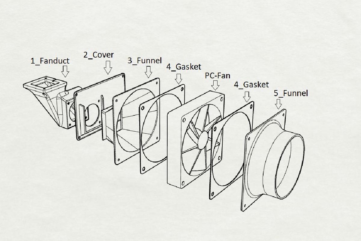 Sistema de Ventilacao Anycubic Photon Air