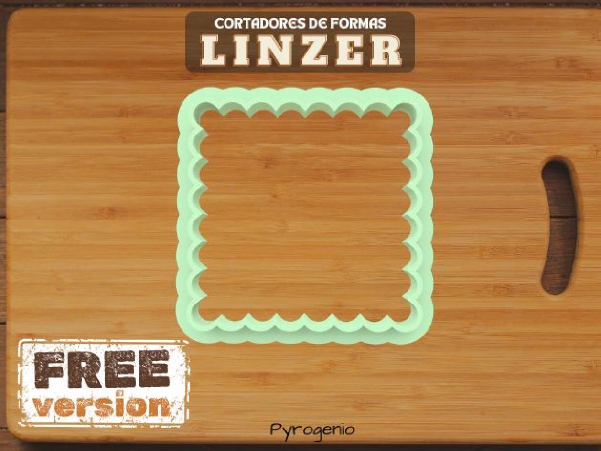 Cortador de Biscoitos Retangulo Linzer