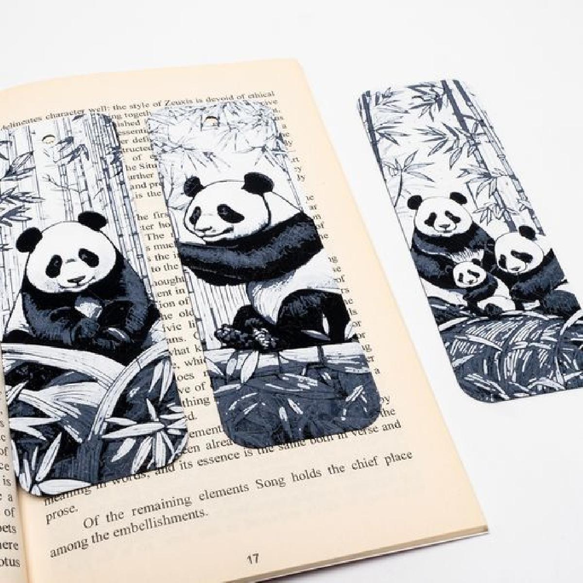 Marcadores de Livro de Panda Gigante