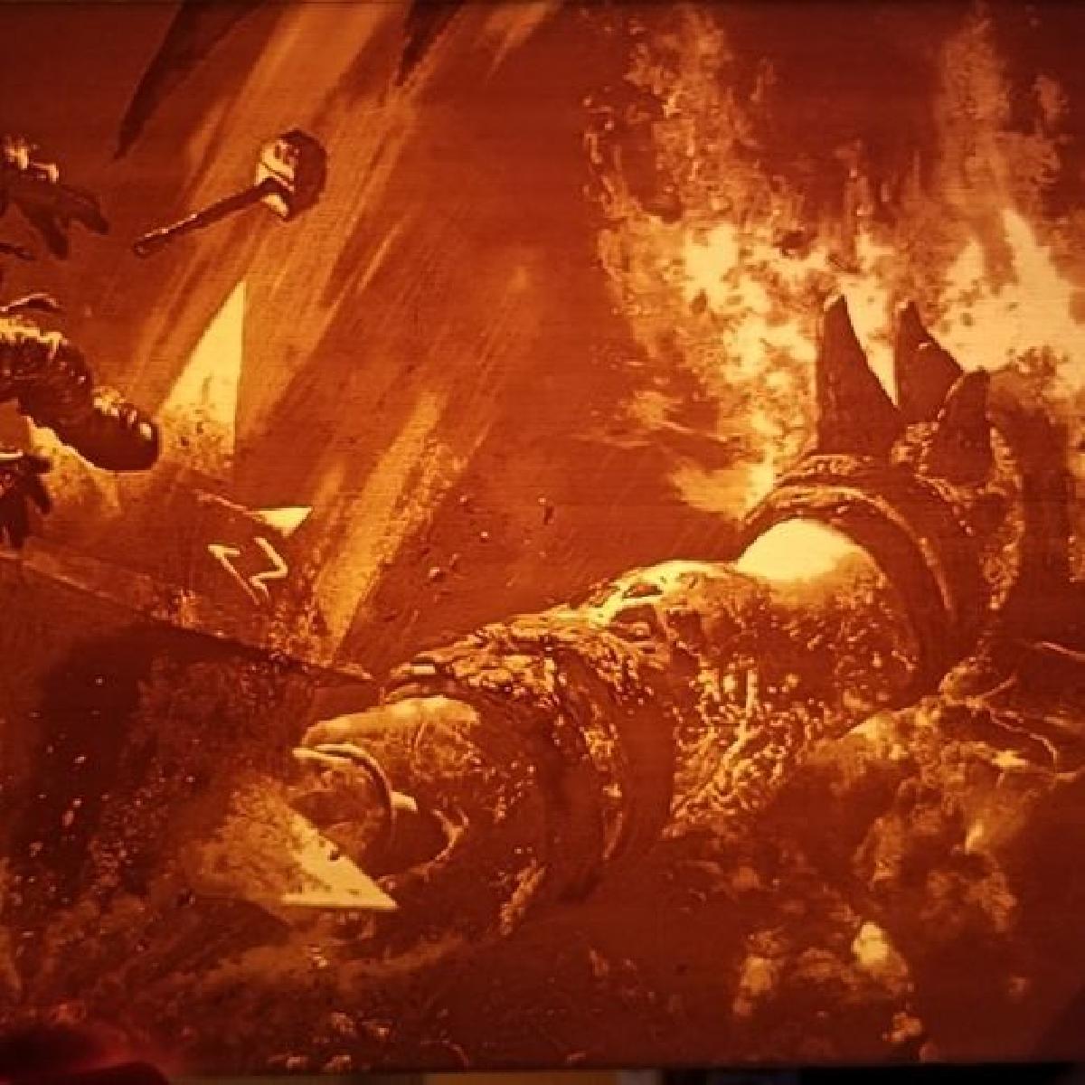 Ragnaros lithophane