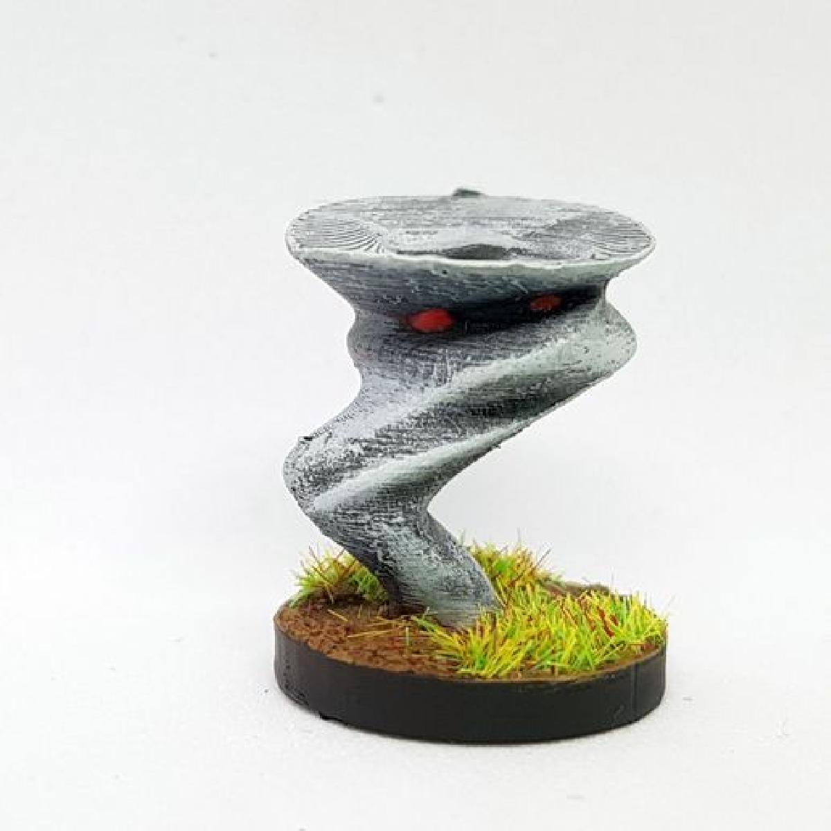 Pequeno Elemental de Ar para jogos de mesa de 28mm.