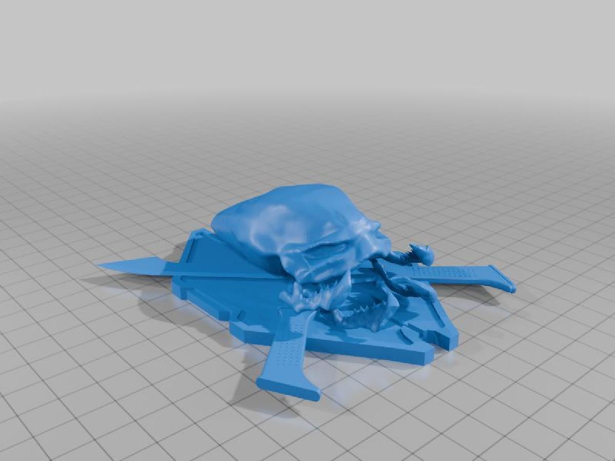 Suporte de Parede Legendario para Halo (Arquivo Unico)