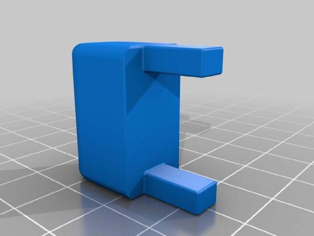 Suporte modular h=16mm para CNC, grampo modular de mesa (d. 6mm.) rev.003
