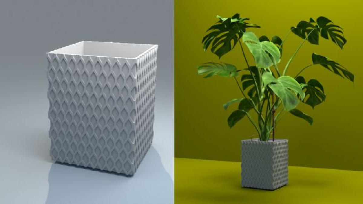POTE INDUSTRIAL PARA MONSTERA