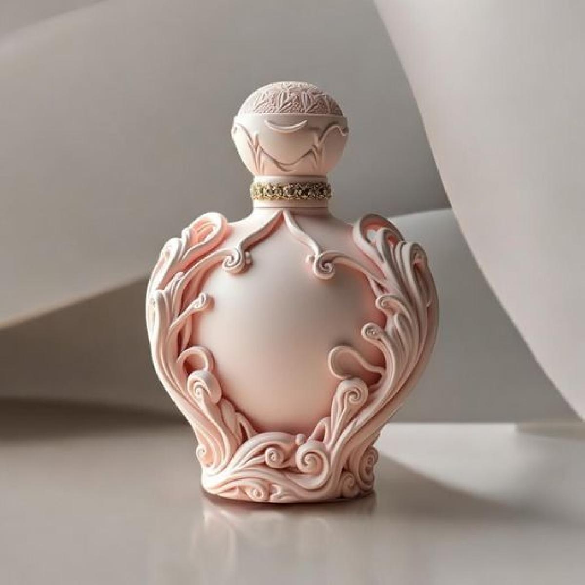 Frasco de Perfume Ornado: Obra Prima Impressao 3D