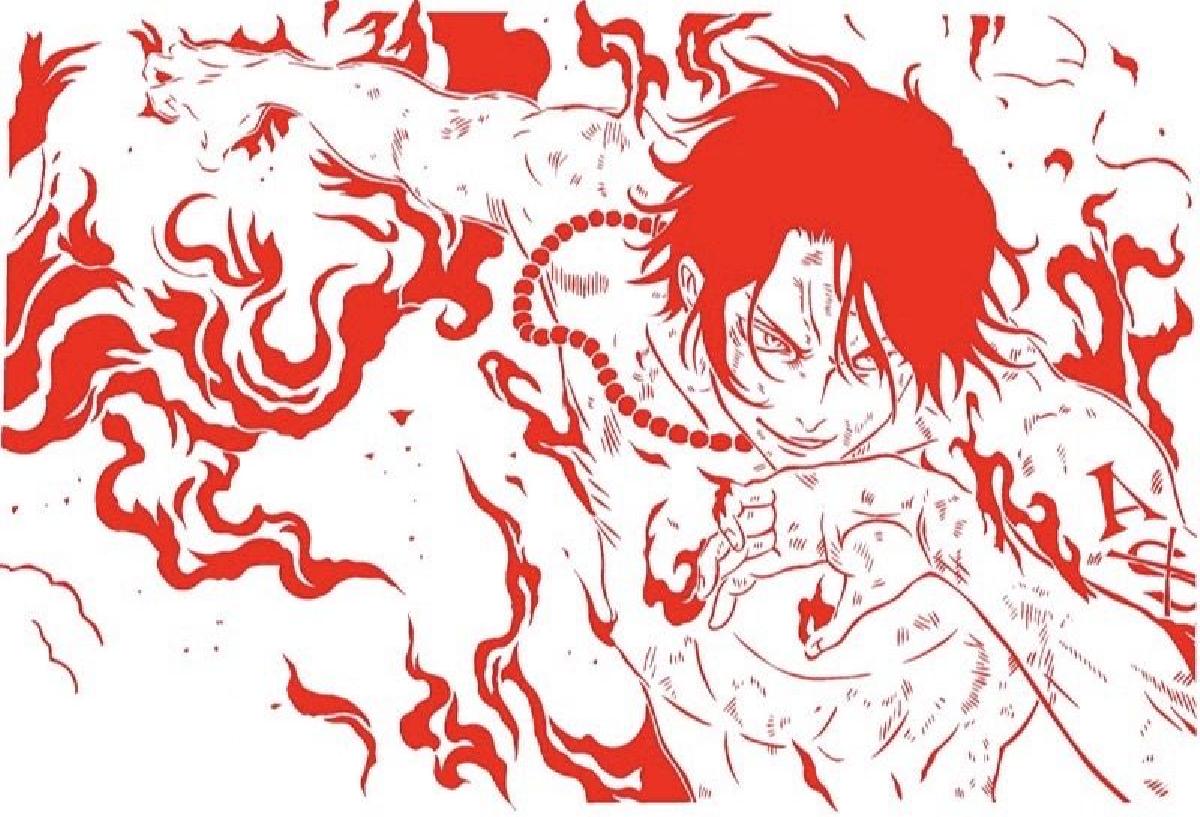 Stencil do Portgas D. Ace