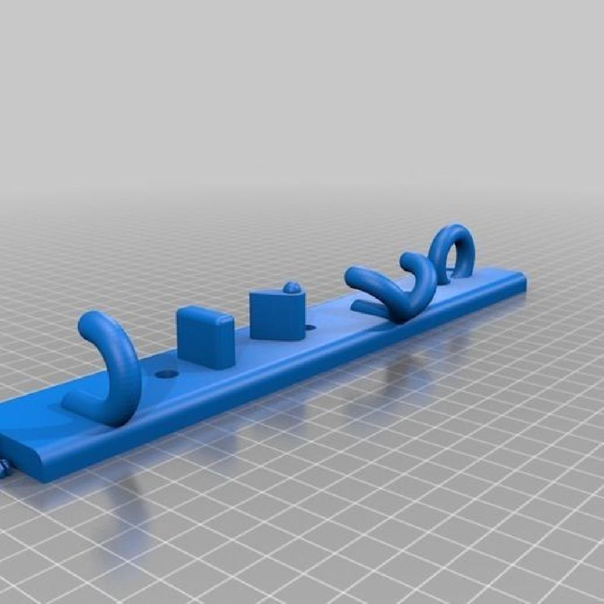 Sistema de Gancho Modular Personalizavel