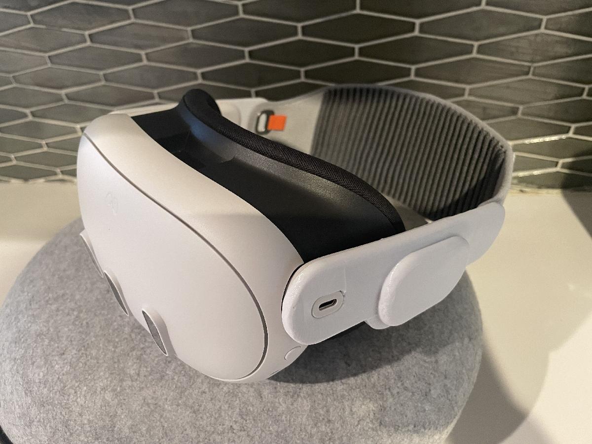 v3.0 Adaptadores de Faixas de Cabeca Audiostrap da Apple Vision Pro para Meta Quest 3