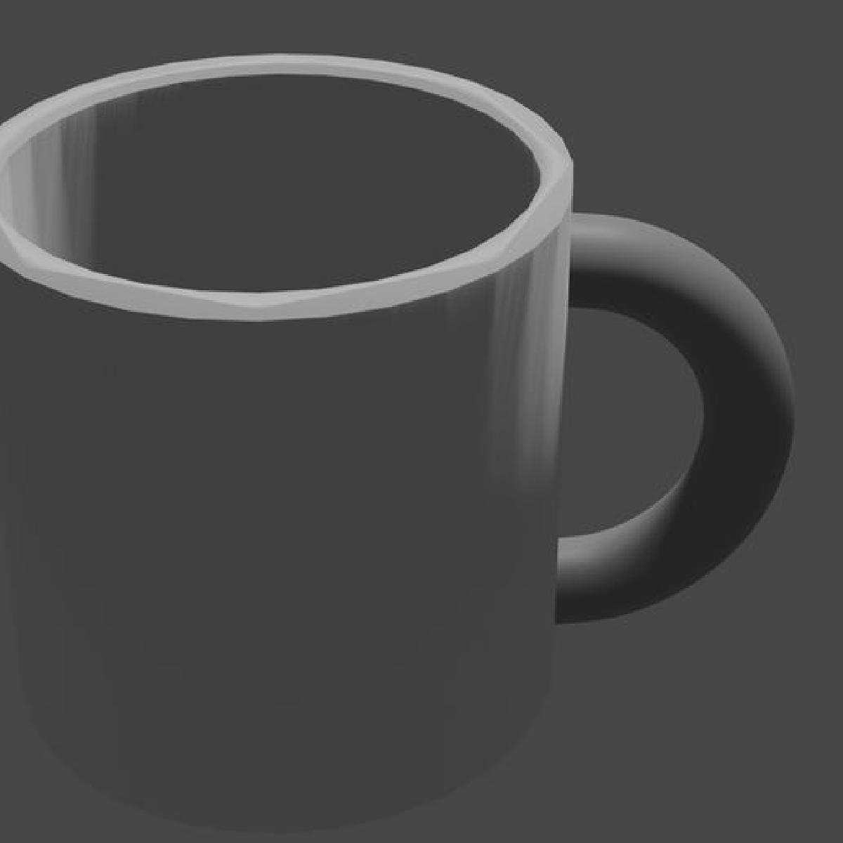 caneca simples 3D