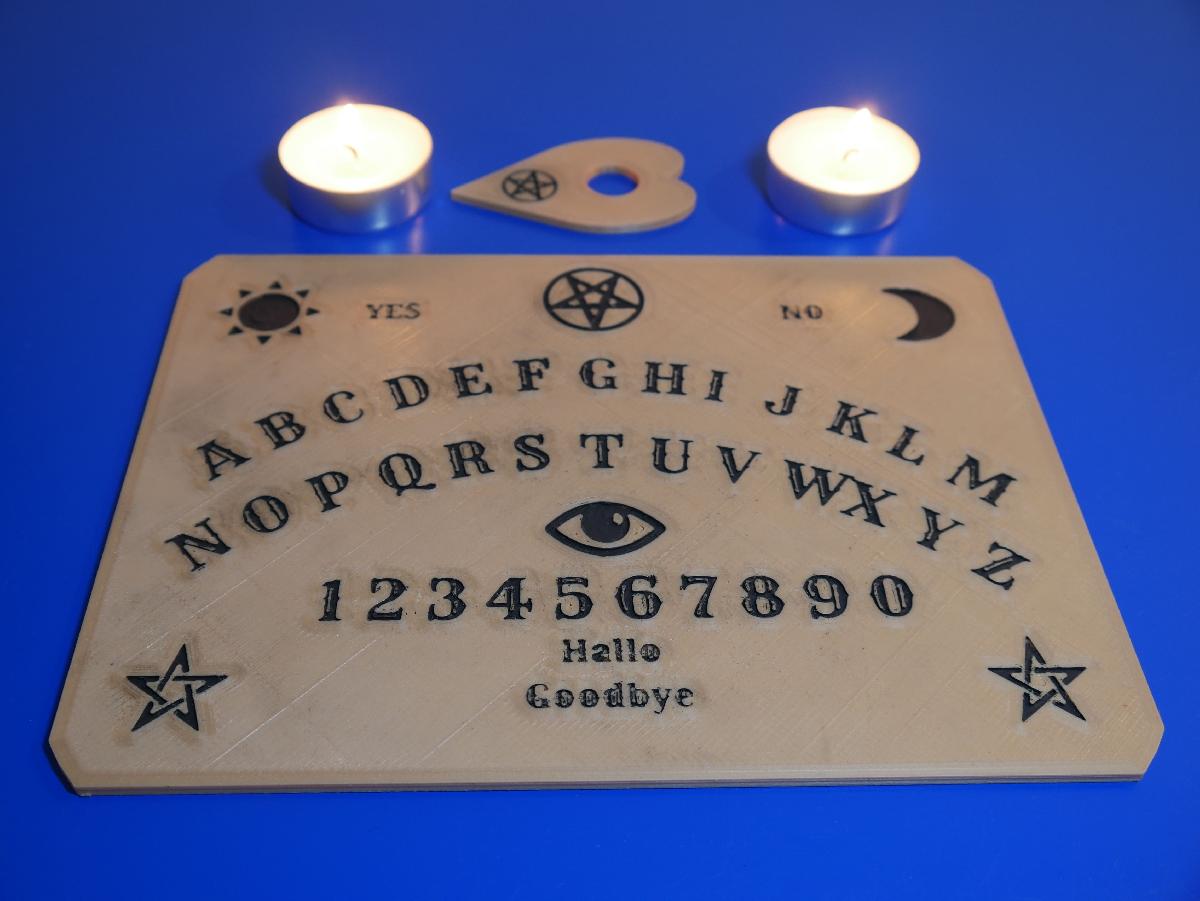 Print2Play: Quadro Espiritual Sussurro do Espectro   Especial de Halloween