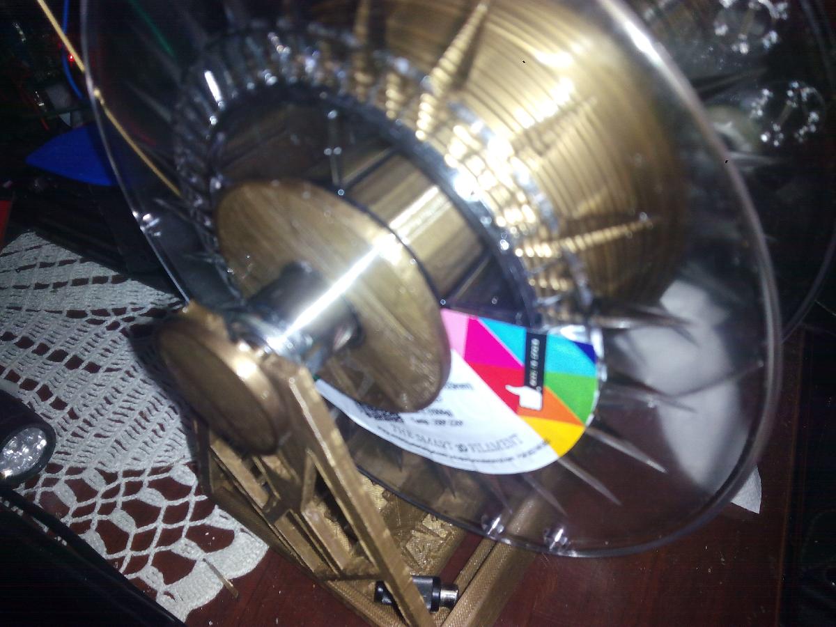 Vastago para suporte de filamento