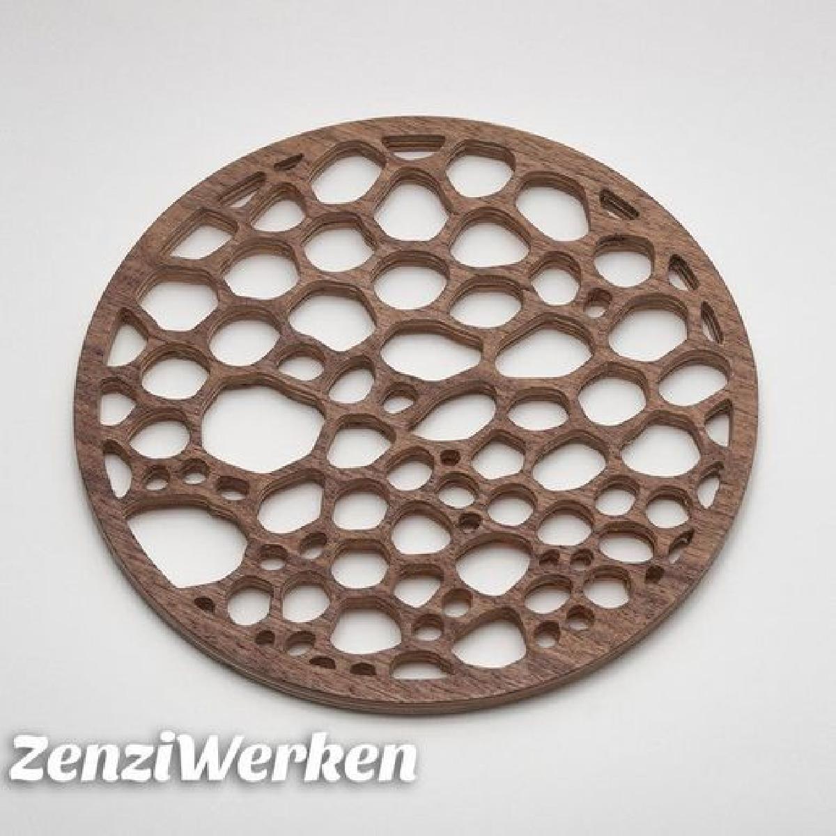 Trivet de Estrutura Celular cnc/laser