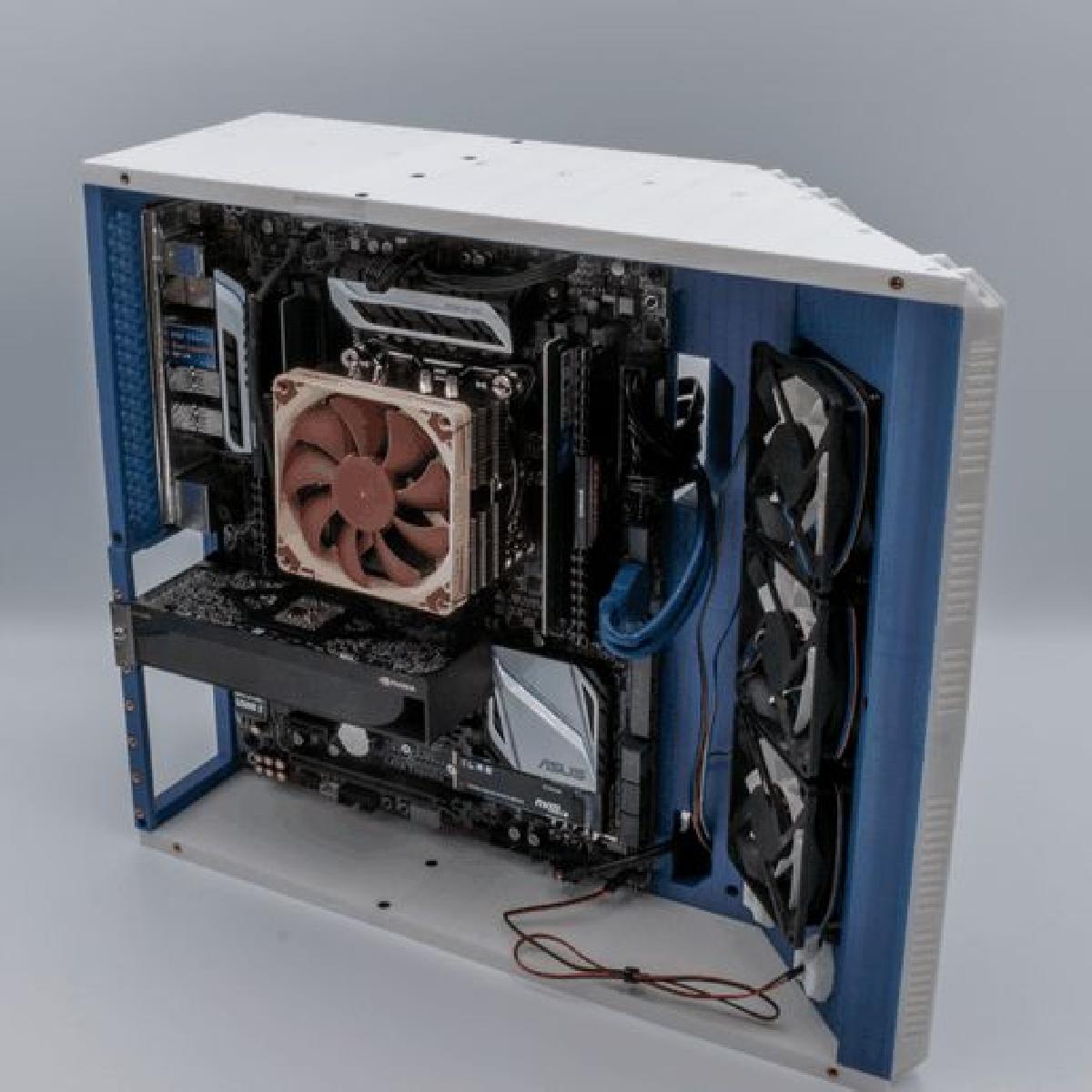 LxW Radiant Ridge   Gabinete para PC Full ATX totalmente imprimivel em 3D e compacto   Gratis