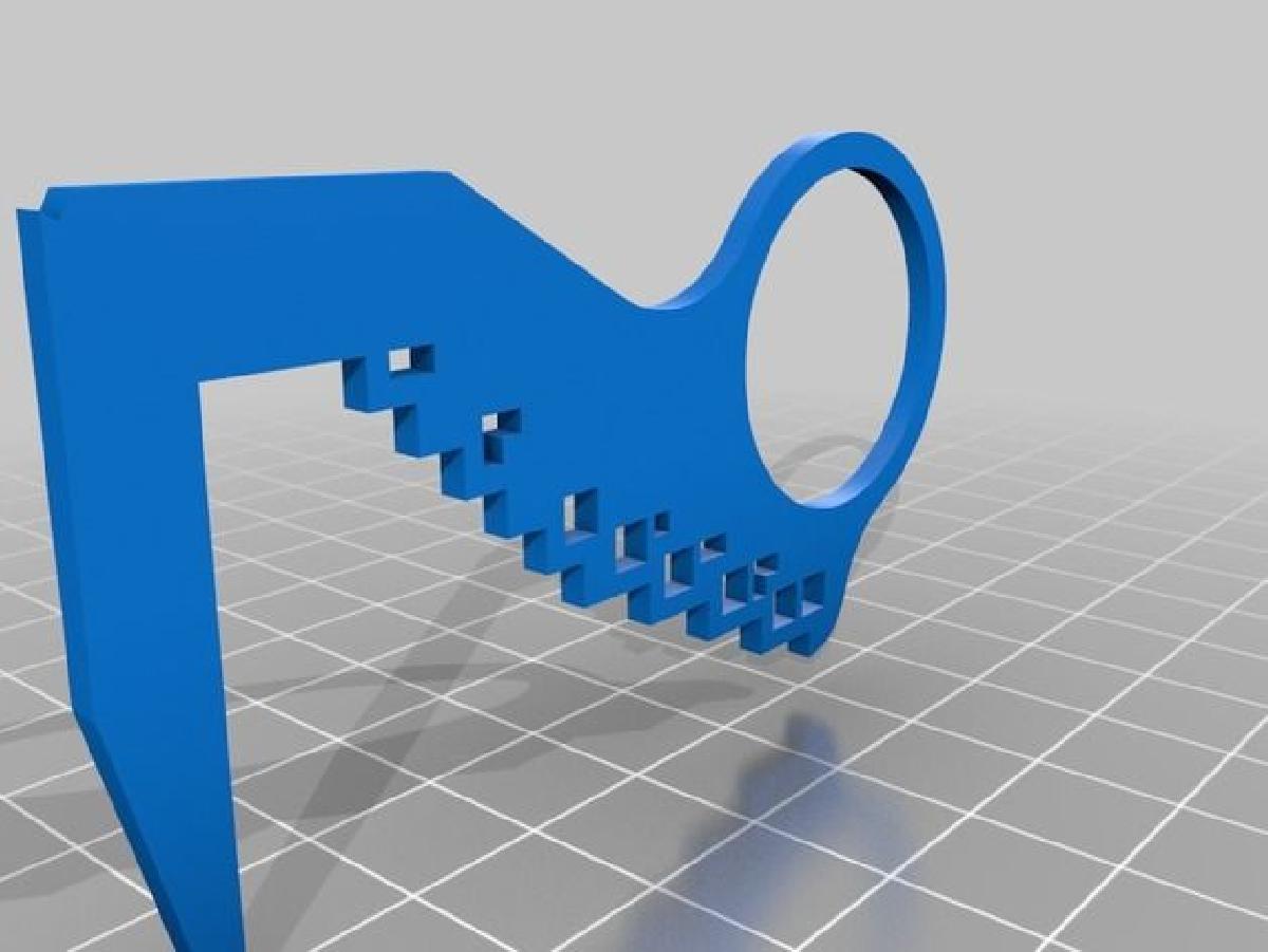 Medidor de espessura de madeira