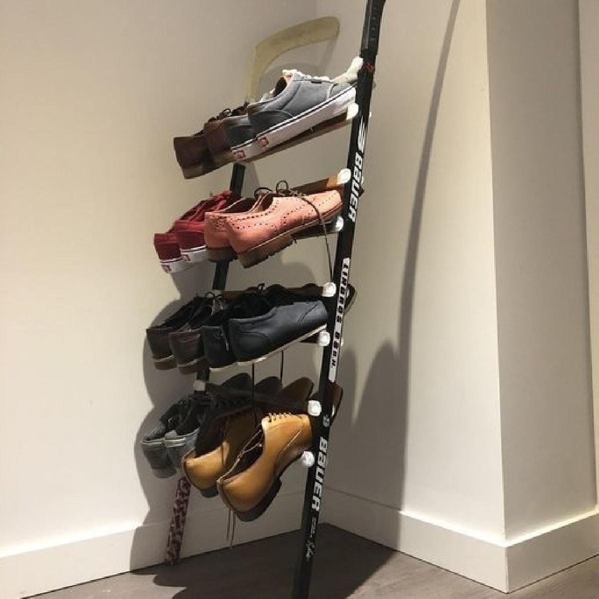 Zapateira caseira   Estante para sapatos por 17 dolares CAD