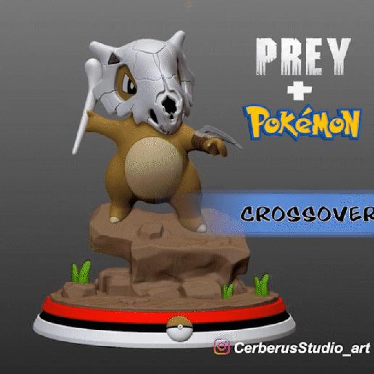 CUBONE+PREY_Crossover POKEMON