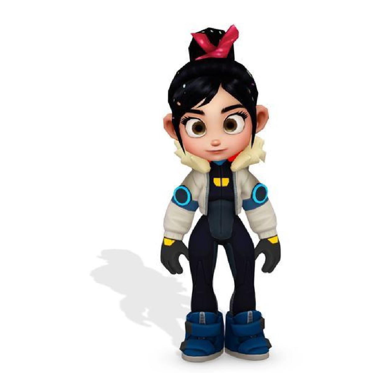 ANGELA Vanellope Ralph CRIANCA DE DESENHO ANIMADO