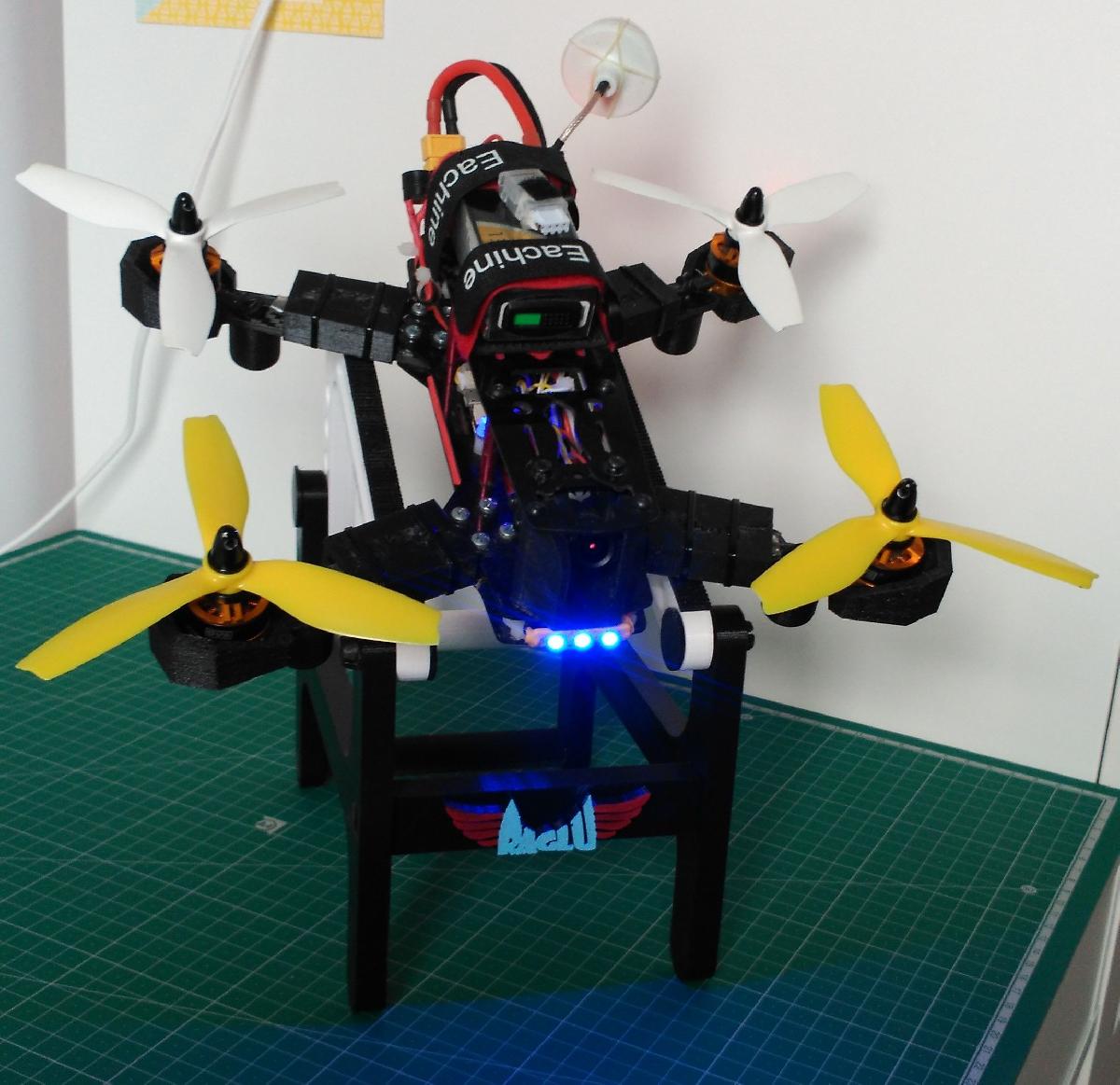 Rampa de despego para Dron Racer.