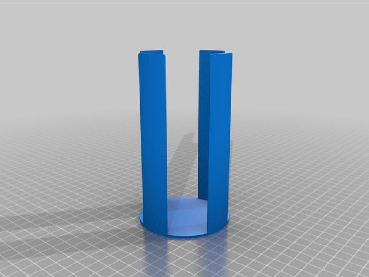 Tampa para latas de 0,5 l e suporte de armazenamento correspondente.