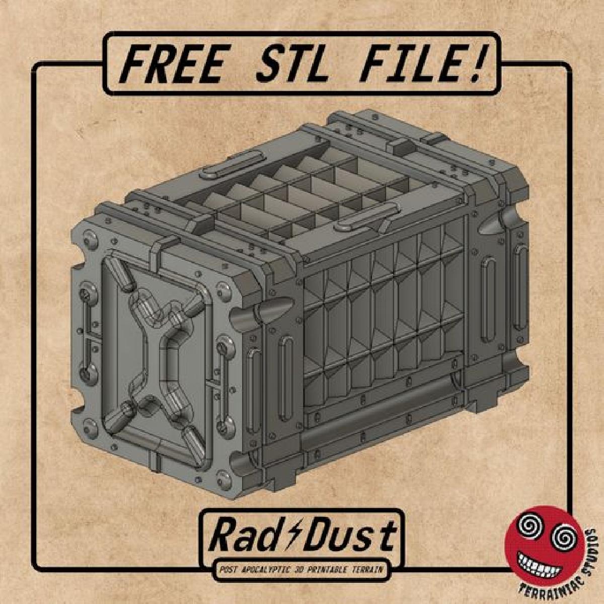 Rad Dust: Conteiner de Carga Militar   Fechado