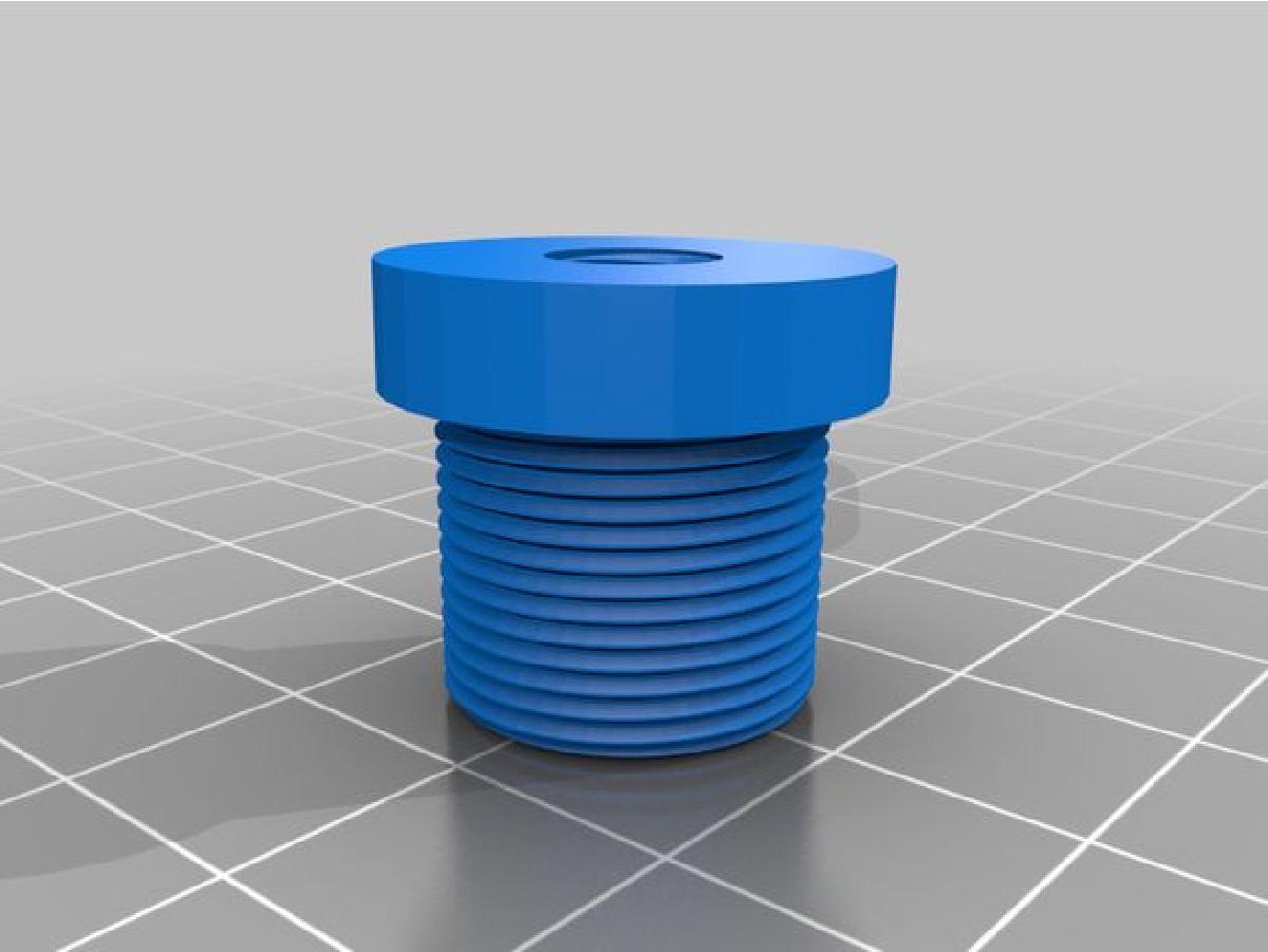 Adaptador de tripe de 1/4 para 5/8 mic