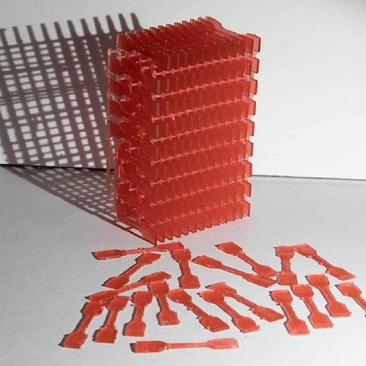 Gerador de Amostras para Teste de Resistencia a Tracao ISO 527 2, ASTM D638 14