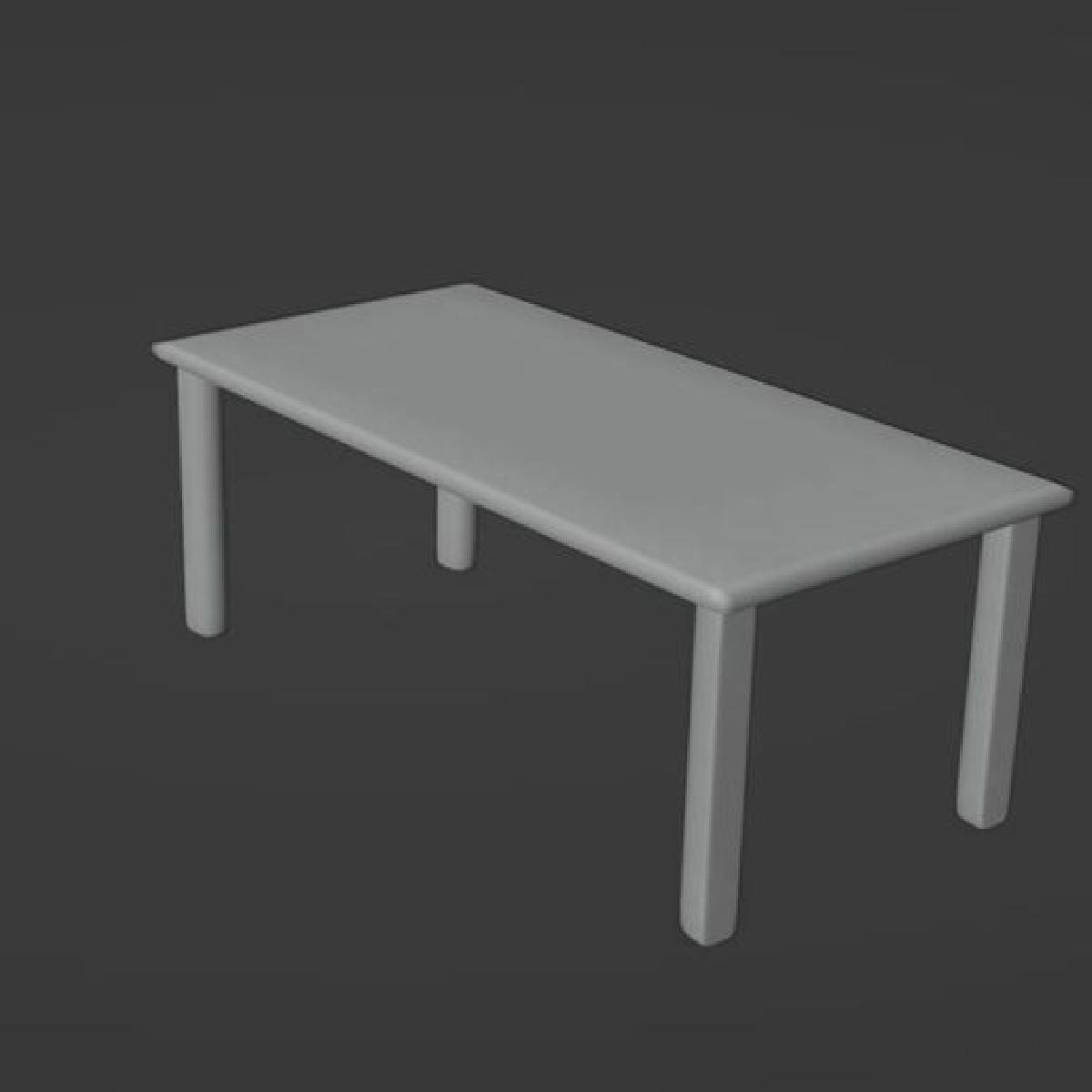 Mesa de Jantar Moderna Simples e Gratuita