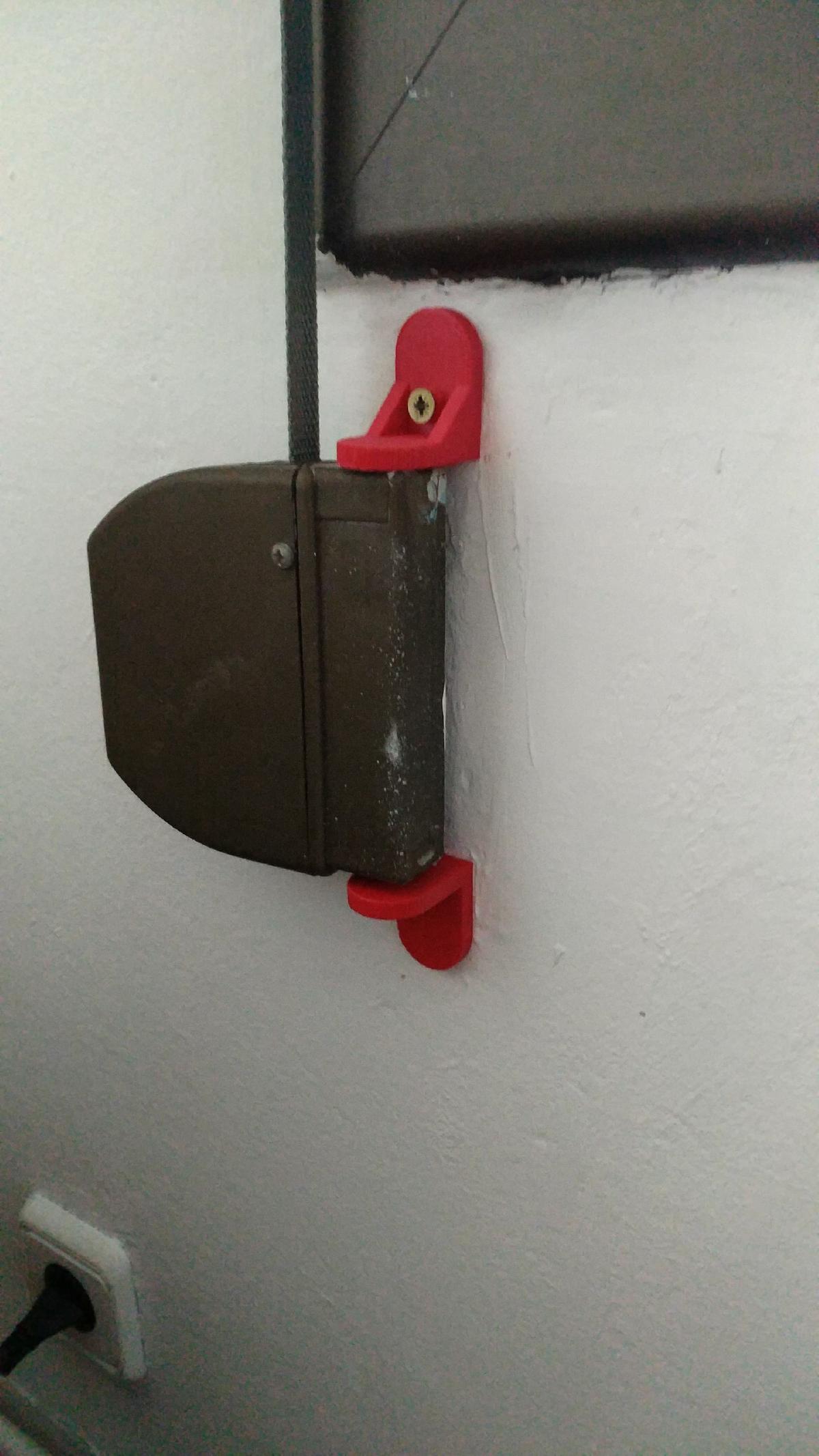 Apoio para persiana enrolavel externa